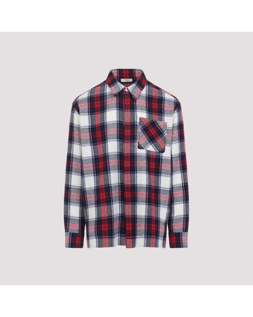 Céline Blue Cashmere Overshirt for men