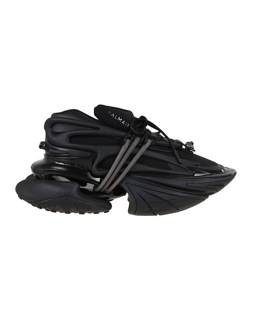 Balmain Unicorn-neoprene&calfskin in Black for Men | Lyst