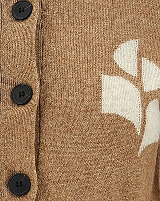 Isabel Marant Natural Cardigan Newton Cotton Wool Cardigans