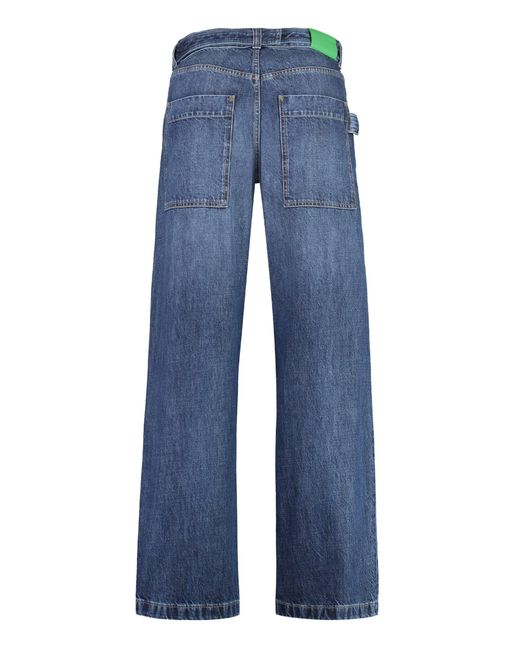 Bottega Veneta Blue 5-pocket Straight-leg Jeans for men