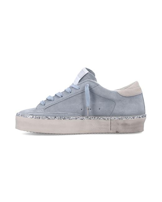 Golden Goose Deluxe Brand Blue Hi-Star Sneakers