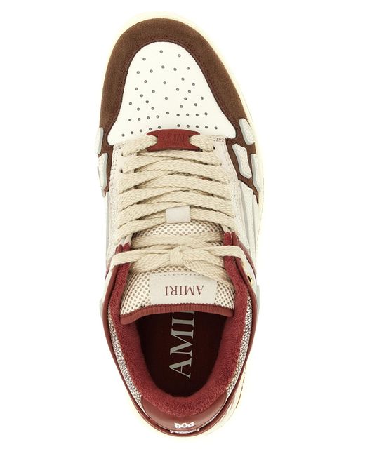 Amiri White 'Xl Skel Top Low' Sneakers for men