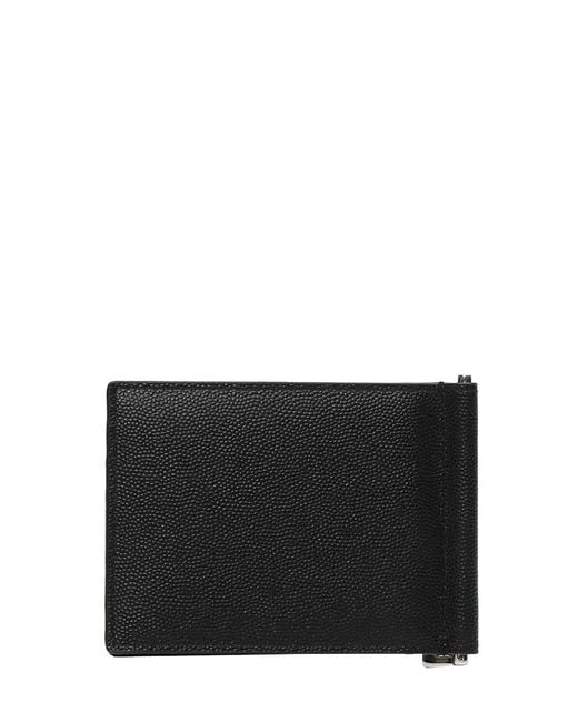 Saint Laurent Black Wallet Calfskin Calf Leather for men