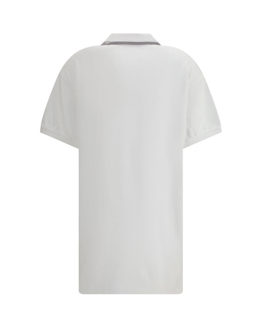 Alexander Wang White Cotton Polo Dress