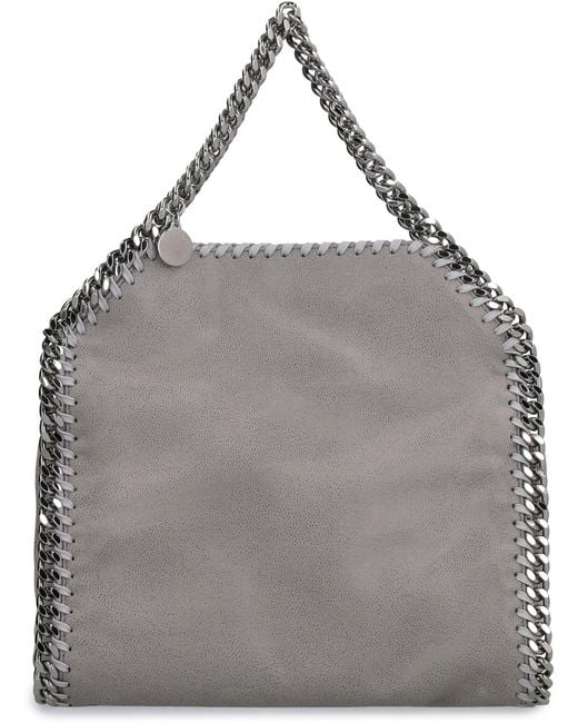 Stella McCartney Gray Tote Falabella Mini Polyester Bags