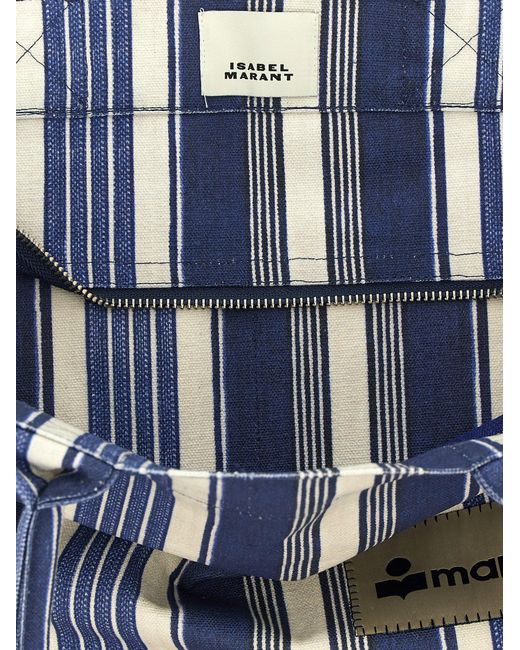 Isabel Marant Blue 'Yenky Zipped' Shopping Bag