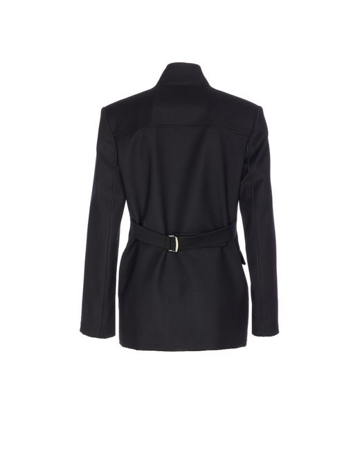 Pinko Blue Jackets Wool