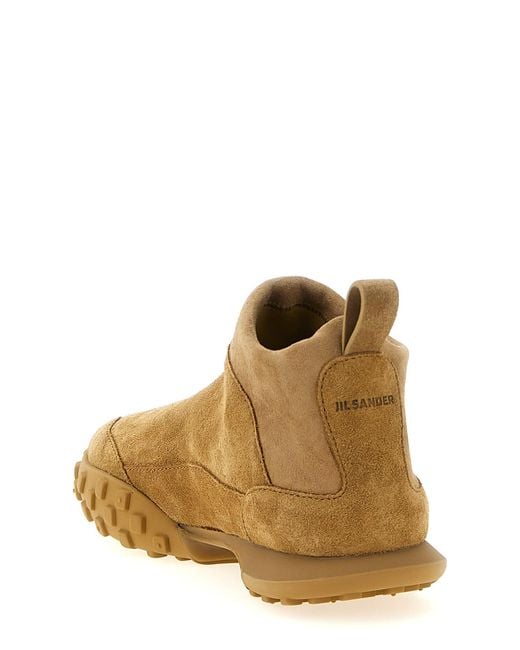 Jil Sander Brown Sneakers
