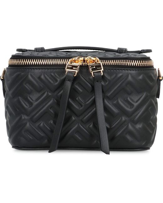 Fendi Black Vanity Leather Mini Bag