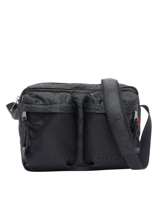 Gucci Black Small Nexus Crossbody Bag for men