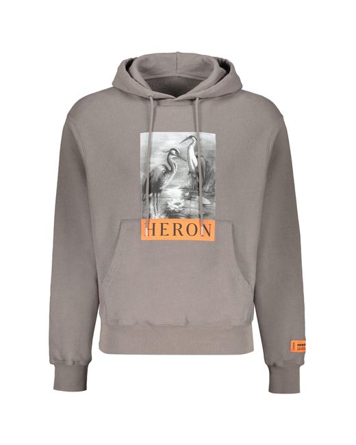 Heron Preston Gray Printed Cotton Sweatshirt for men
