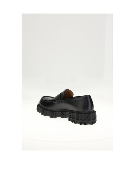 Dior White Loafers Calf Leather for men
