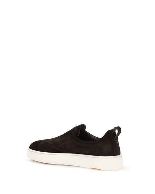 Santoni White Slip-On Sneakers Trainers for men