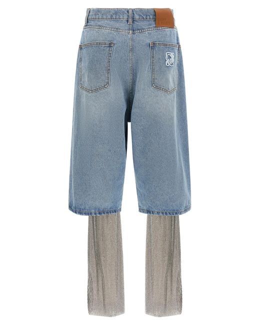 GIUSEPPE DI MORABITO Blue Cotton Bermuda Shorts