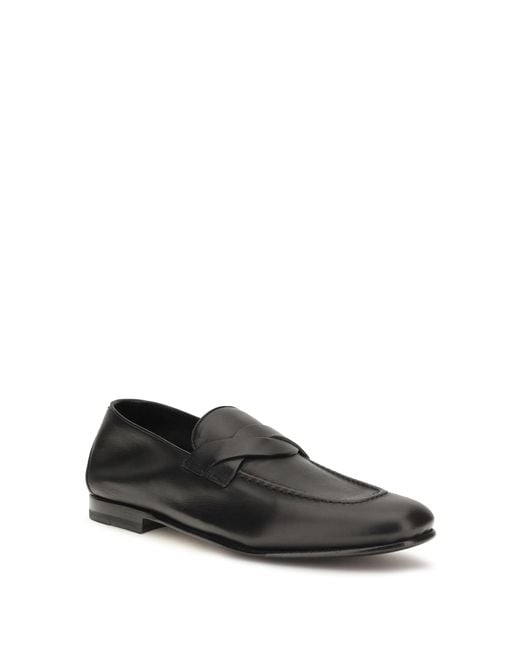 Tom Ford White Loafers Gigi Woven Strap Calf Leather for men