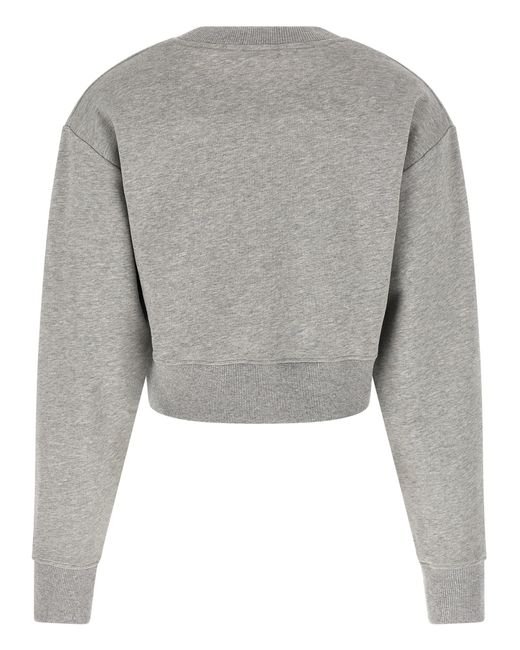 Balmain Gray Paris' Sweatshirt