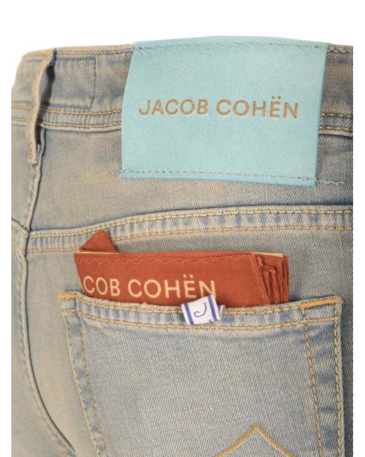 Jacob Cohen Gray Carrot Fit Jeans for men