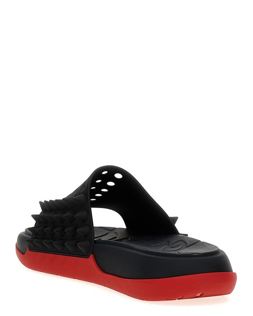 Christian Louboutin Black Take It Easy Sandals for men