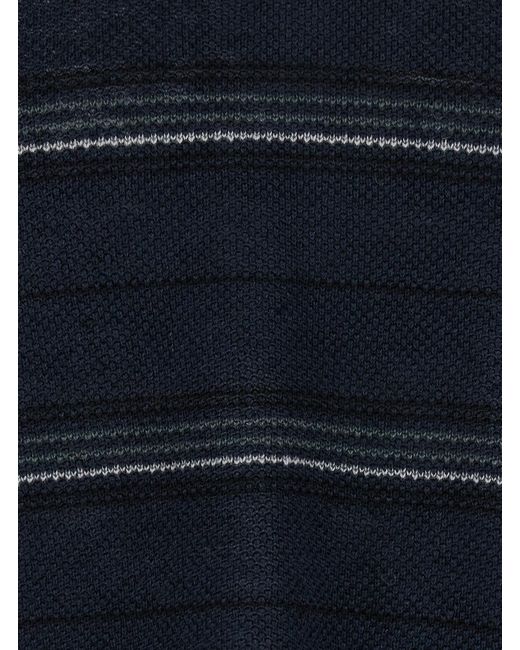 Roberto Collina Blue Riga Cotone for men