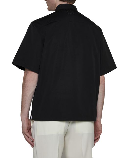 Off-White c/o Virgil Abloh Black Ow Summer Cotton Shirt for men