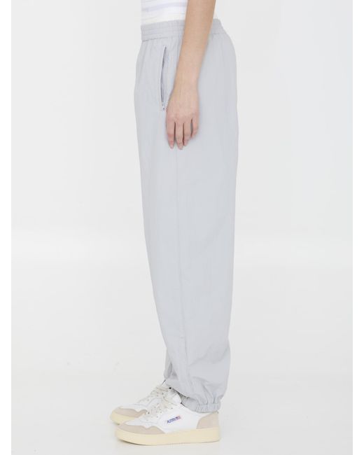 Alexander Wang White Track Pants With Pre-Styled Underwear