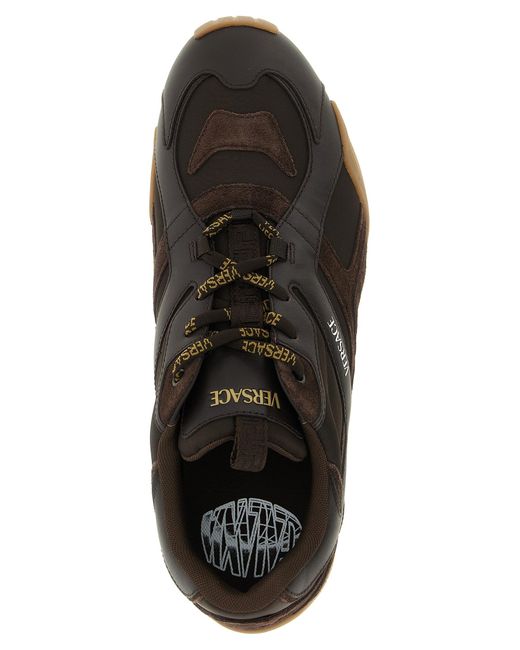 Versace Black Galaxia Sneakers for men