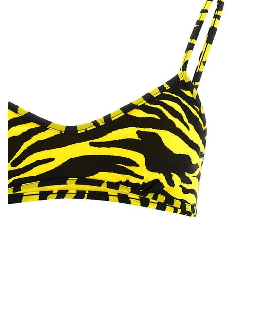 The Attico Yellow Polyester Bikini Clothing