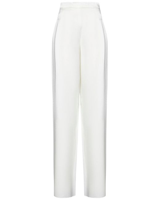 Max Mara White Studio Trousers