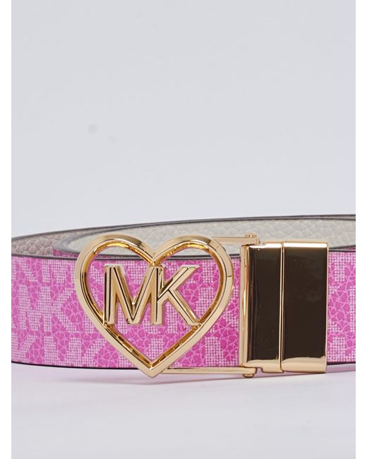 Michael Kors Pink Bel Belt