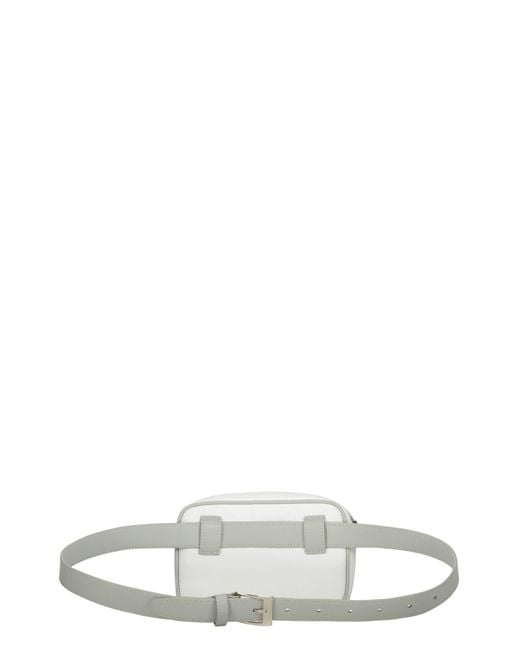 Herno White Belt Bag With Logo