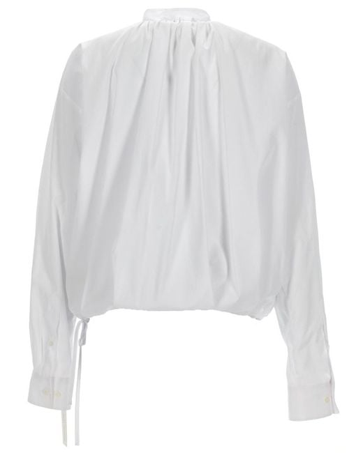 Dries Van Noten White Shirt Cenver Cotton