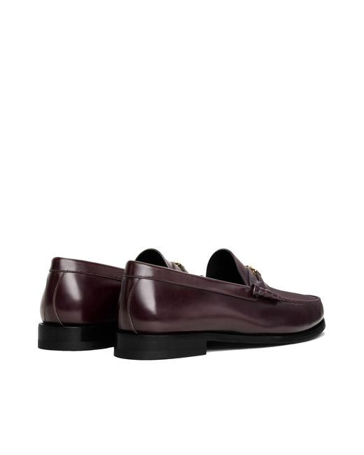 Céline Brown Triomphe Loafers for men