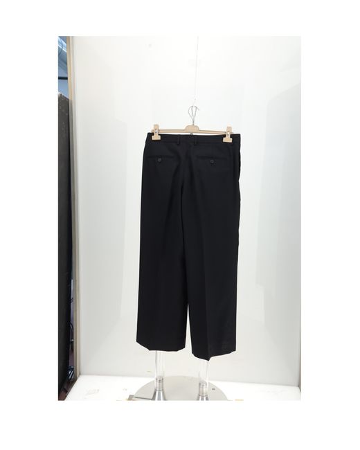Céline Black Trousers Ethan Wool for men