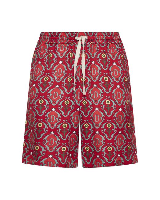 Drole de Monsieur Red Shorts for men
