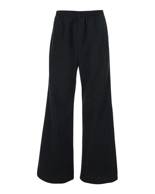 Balenciaga Black Trousers Taylor Cotton for men