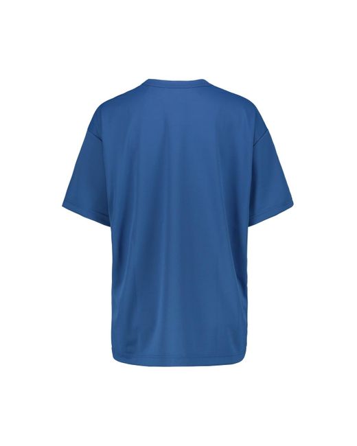 Comme des Garçons Blue Crew-Neck T-Shirt
