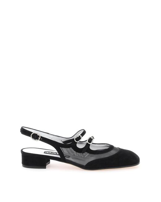 CAREL PARIS Black Mary Jane Slingback