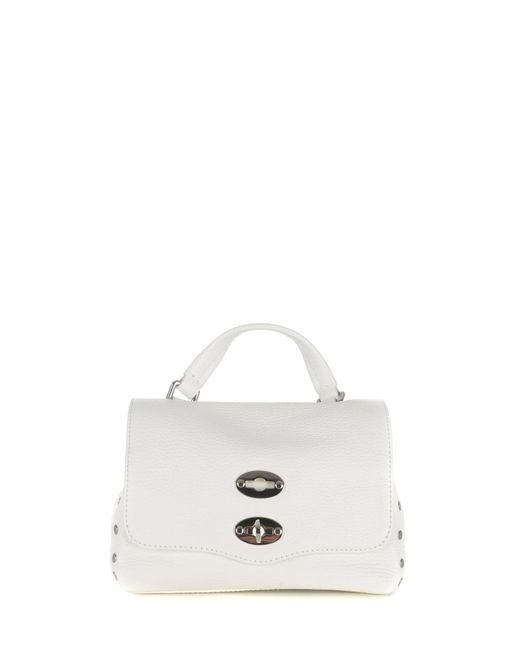 Zanellato Leather Borsa Postina Baby Daily In Pelle in White | Lyst