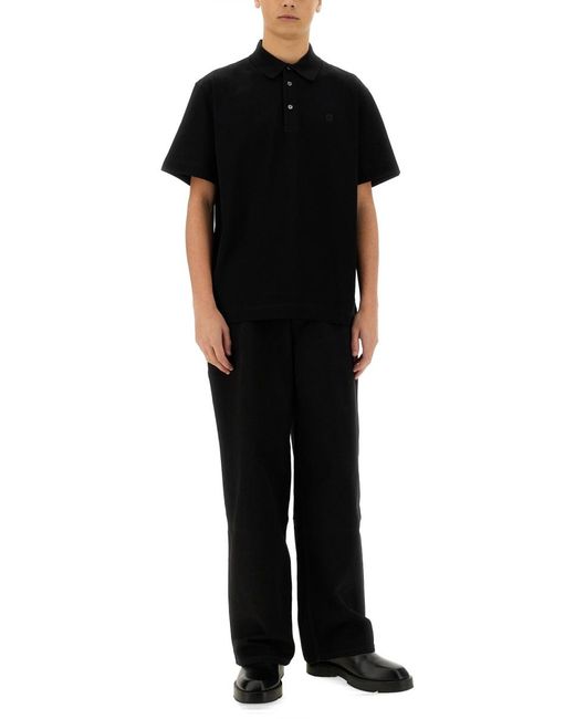 Givenchy Black Cotton Polo T-Shirts for men