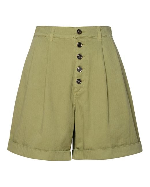 Etro Green Cotton Shorts