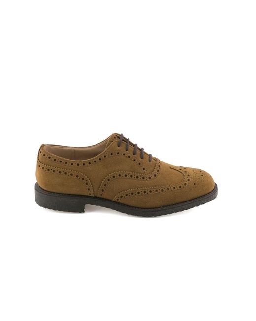 Church's Brown Fairfield 81 Maracca Castoro Suede Oxford Shoe for men