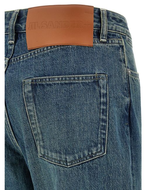 Jil Sander Blue Slim Twist' Jeans