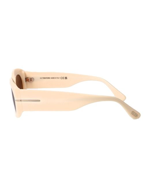 Tom Ford Brown Ft1187 25E Acetate Sunglasses