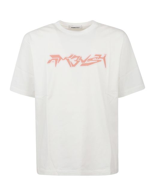 Ambush White Neon Graphic T-shirt for men
