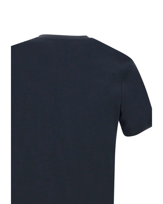 Peuterey Blue Cleats Mer Cotton T-Shirt for men