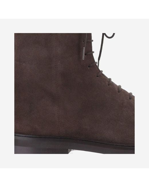 LEGRES Brown Ankle Boots Suede