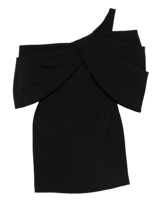 solace london black mini dress SOLACE London Black Lulu Mini Dress Size US 4 NWT  Walk Into Fashion