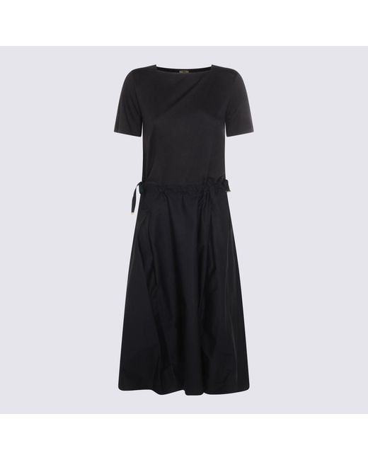 Herno Black Dresses _100 Co