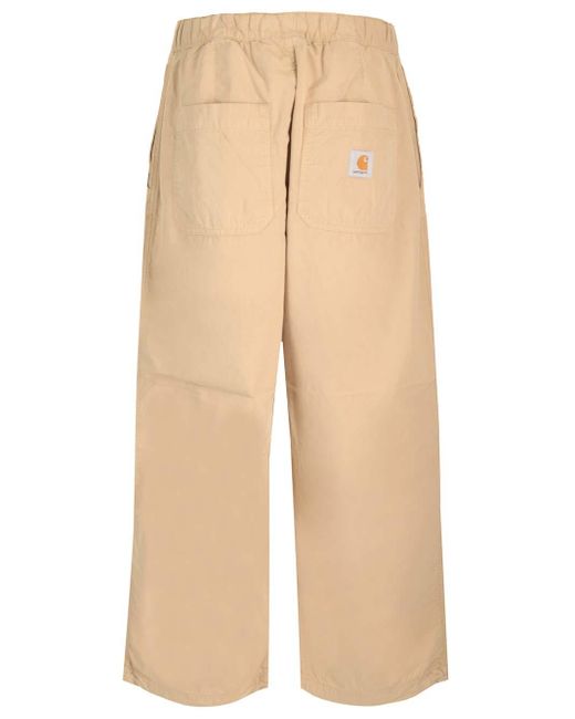 Carhartt Natural Judd Poplin Trousers for men