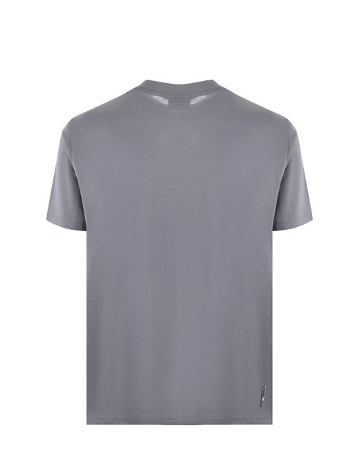 Emporio Armani Gray T-Shirts And Polos for men